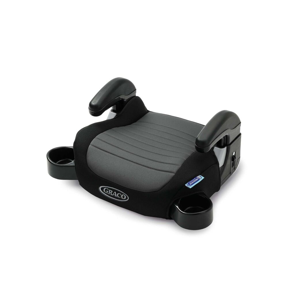 Graco TurboBooster 2.0 Backless Booster Car Seat Denton Gray Black w/ Cup NIB